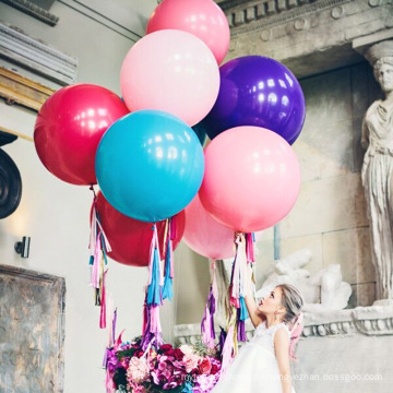 36 -Zoll -Feste Farbe Perfekter runde Form Giant Latexballons für Hochzeitsfeierdekorationen